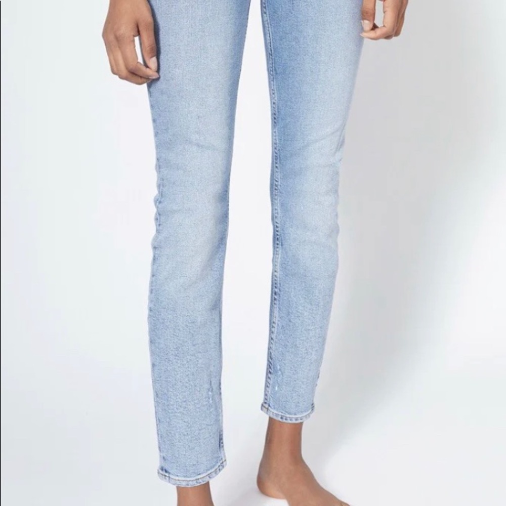 RE/DONE Comfort stretch high rise ankle crop